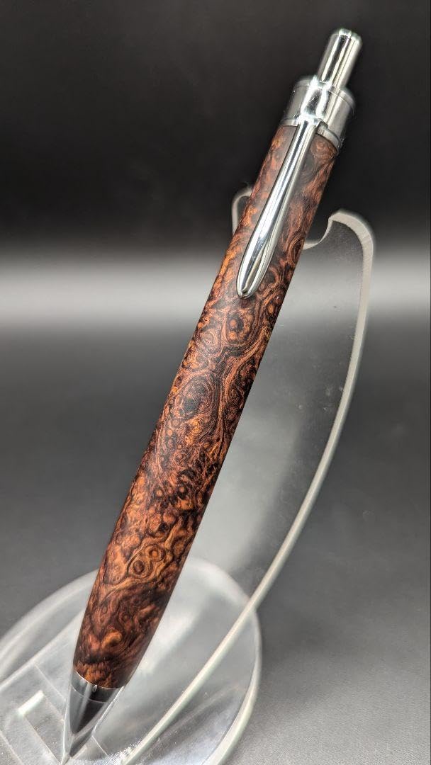 327ペン工房翌檜 ホンジュラスローズウッド 瘤杢 木軸シャーペン